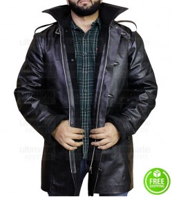 POWER 50 CENT (KANAN) BLACK FUR COLLAR JACKET POWER 50 CENT (KANAN) BLACK FUR COLLAR JACKET